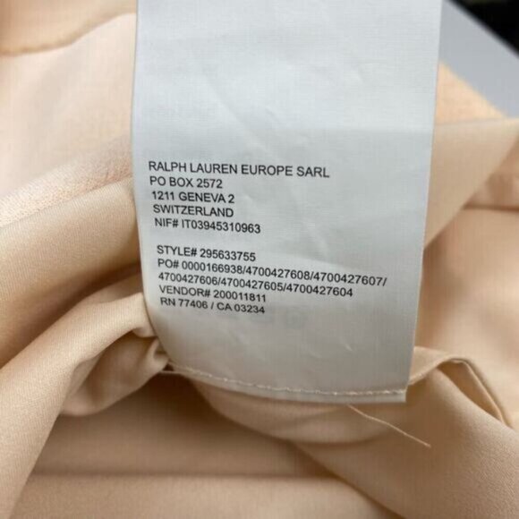 Club Monaco Hanne Mini Skirt 6 Light Peach - Picture 6 of 6